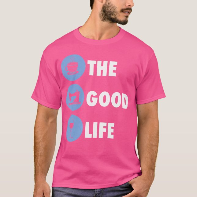 Bra Life Sewing Gift Quilters Craiting Quilting K T Shirt (Framsida)