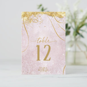 Bra Linjer Guld Abstrakt Bröllop Mauve ID867 Inbjudningar