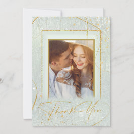 Bra Linjer Guld Abstrakt Bröllop Tack Sg ID867