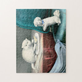 Bra Little Fido and naughty Kittie, 1893 Pussel