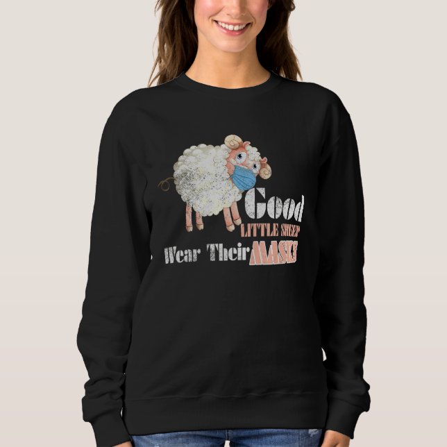 Bra Little Sheep Bära deras maskfågel som föds upp T Shirt (Framsida)