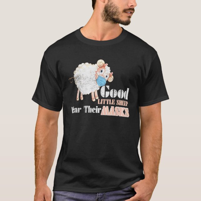 Bra Little Sheep Bära deras maskfågel som föds upp T Shirt (Framsida)