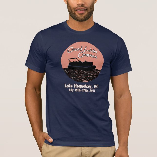 Bra Livin'Games Blue Tee (Framsida)