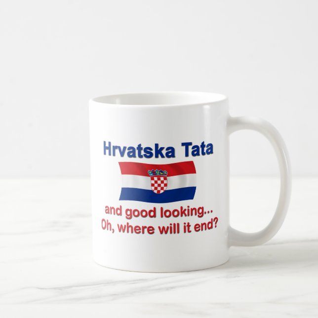 Bra Lkg kroatiska Tata (pappan) Kaffemugg (Höger)