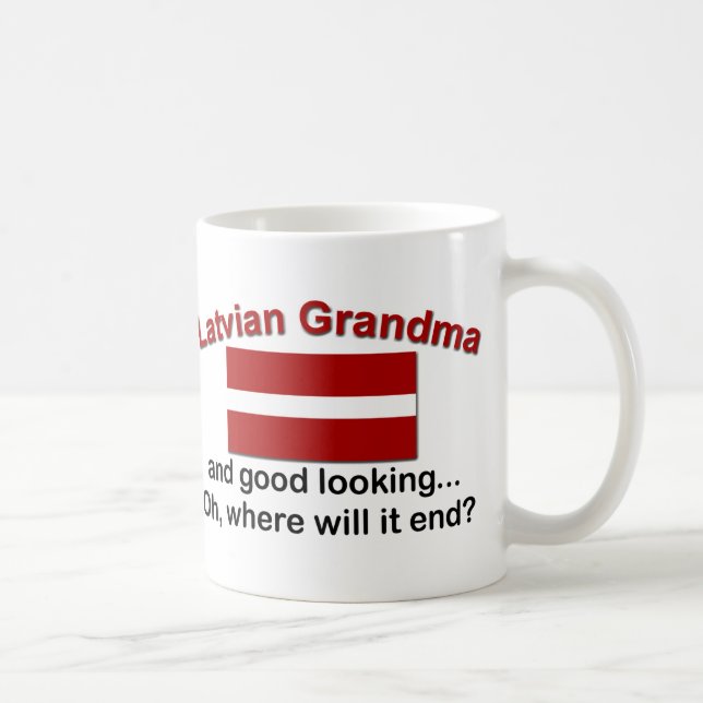 Bra Lkg lettisk mormor Kaffemugg (Höger)