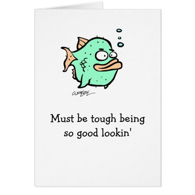 Bra Lookin' Hälsningskort (Framsidan)