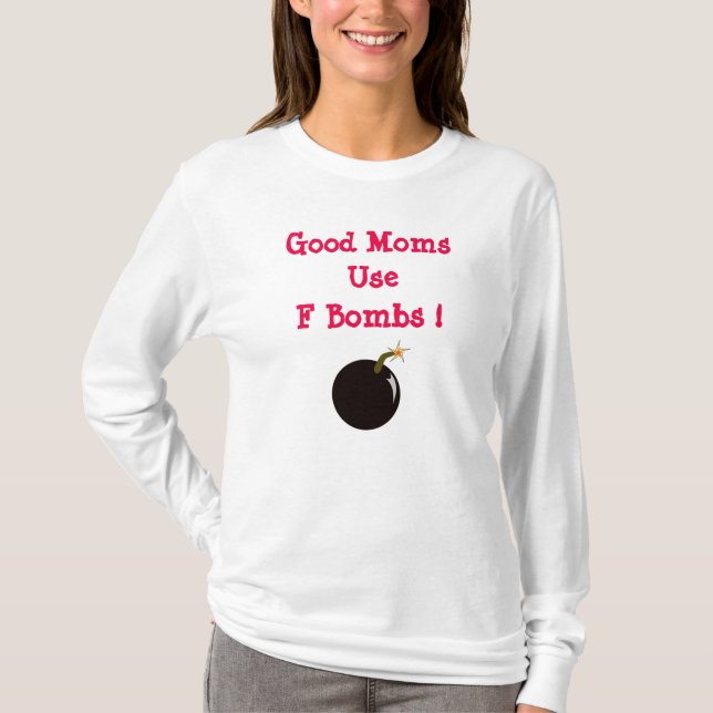 Bra Mammor Använda Bomber T Shirt (Framsida)
