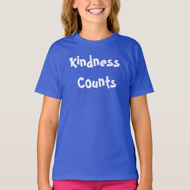 Bra Manners, Kidness Counts T Shirt (Framsida)