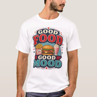 Bra mat bra humör Retro Diner T Shirt