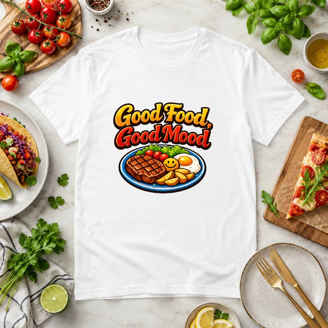 Bra mat, humörmat Humörstek  T Shirt (Skapare uppladdad)
