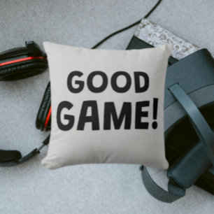 Bra Match! Djärv Typografi Gamer Kuddcover Kudde