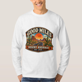 Bra milar Ökenvägen Vintage Southwest Road T Shirt