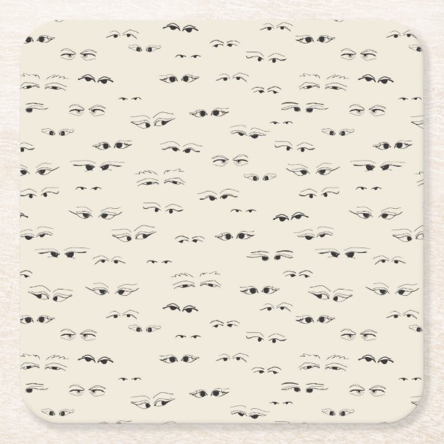 Bra mönster underlägg papper kvadrat (Framsidan)