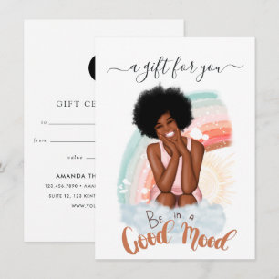 Bra Mood Black Woman Gift Certificate