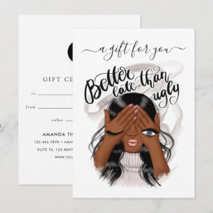 Bra Mood Black Woman Gift Certificate