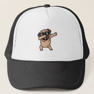 Bra Mood Pug med sunglass Dabbing Keps