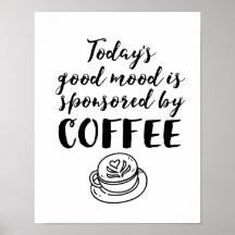 Bra Mood sponsrad av Coffee Funny Caffeine Älskare