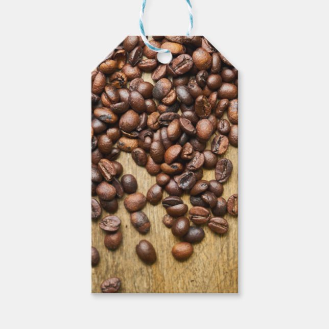 Bra Morgon Abstrakt för råkaffe Presentetikett (Framsidan)