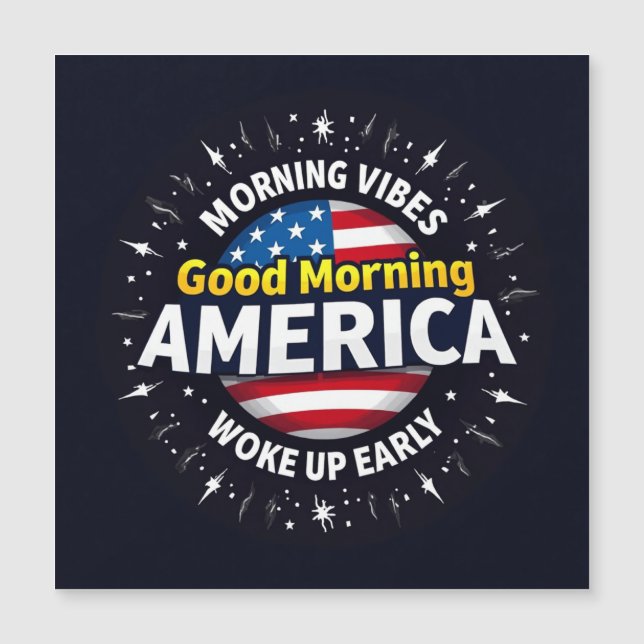 Bra Morgon America - A Burst of Morning Energy (Framsida)