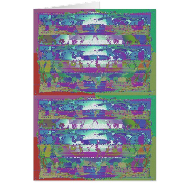 Bra morgon Amerika: Drömvärlddiagram Hälsningskort (Framsidan)