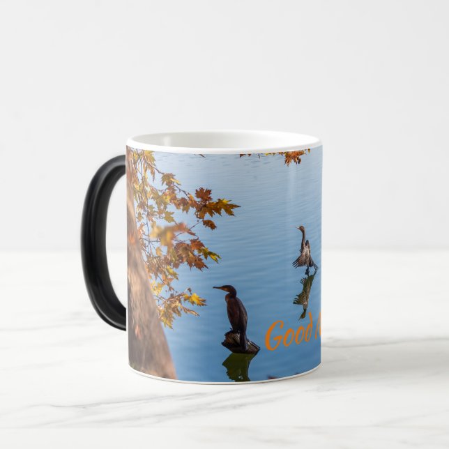 Bra Morgon Bird Design Mugg (Framsida vänster)