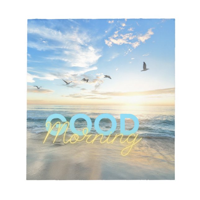 Bra Morgon Blå himmel Anteckningsblock (Framsida)