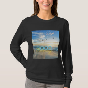 Bra Morgon Blå himmel T Shirt