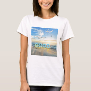 Bra Morgon Blå himmel T Shirt