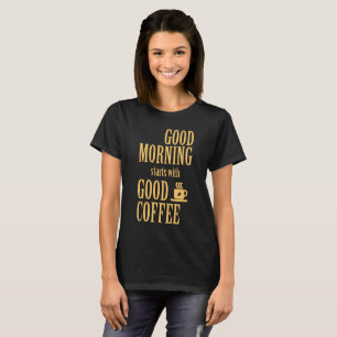 Bra morgon börjar med bra kaffe tee