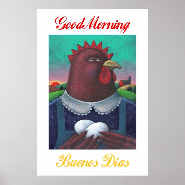 Bra Morgon/Buenos Dias Poster (Framsidan)