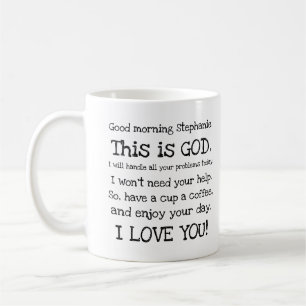Bra Morgon, det här är Gud, Personlig  Kaffemugg
