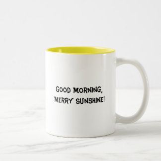 Bra morgon glatt solsken! Två-Tonad mugg