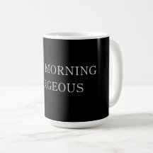 Bra Morgon Gorgous Latte Mugg