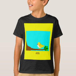 Bra Morgon Gult Bird Boys Black Basic T Shirt