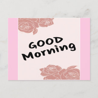 Bra Morgon Helg Vykort