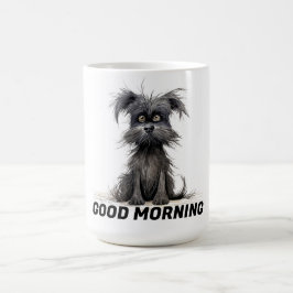 Bra Morgon Hund Kaffemugg