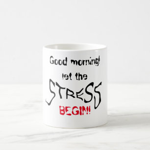 Bra morgon! Låt spänningen börja! Kaffemugg