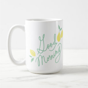 Bra morgon Lemons kaffe Mugg