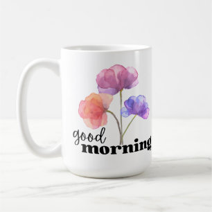 Bra Morgon (med blommor) Kaffemugg