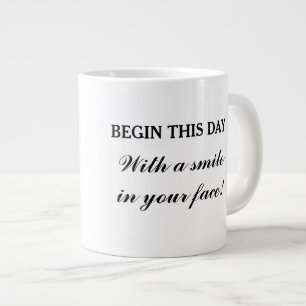 Bra morgon mugg, citat jumbo mugg
