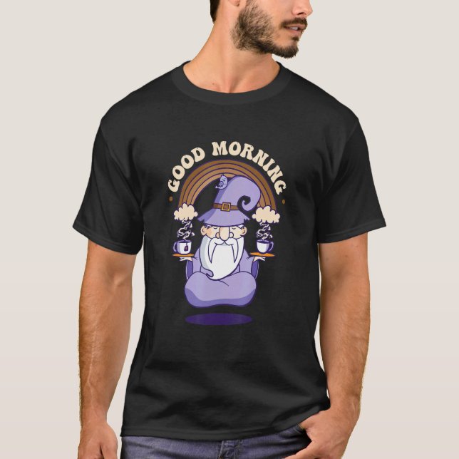 Bra Morgon My Läring Magic Power Wizard T Shirt (Framsida)