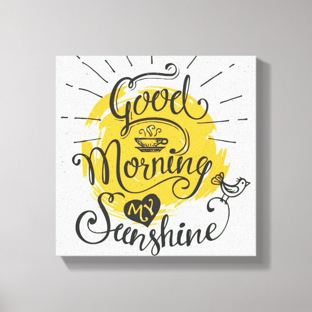 Bra Morgon My Sunshine Canvastryck (Framsida)