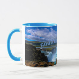 Bra morgon Naturlig formgivning kaffe koppar