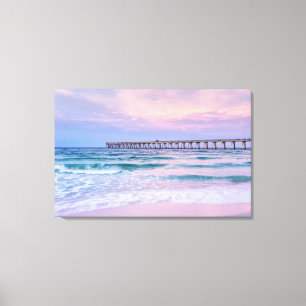 Bra Morgon Navarre Beach Pier Canvastryck