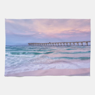 Bra Morgon Navarre Beach Pier Kökshandduk
