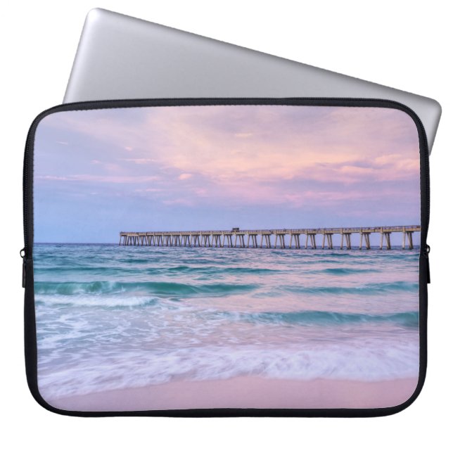 Bra Morgon Navarre Beach Pier Laptop Fodral (Framsidan)