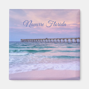 Bra Morgon Navarre Beach Pier Magnet