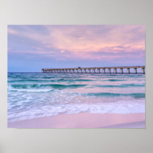 Bra Morgon Navarre Beach Pier Poster