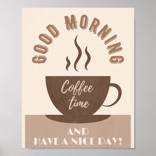 Bra Morgon och ha en trevlig dag-inspiration Poster (Framsidan)