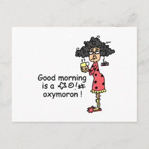 Bra Morgon Oxymoron Vykort